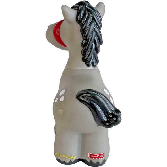 Mattel Fisher Price Little People 2001 Horse & 1997 Cow Farm Animals Vintage - Picture 4 of 11